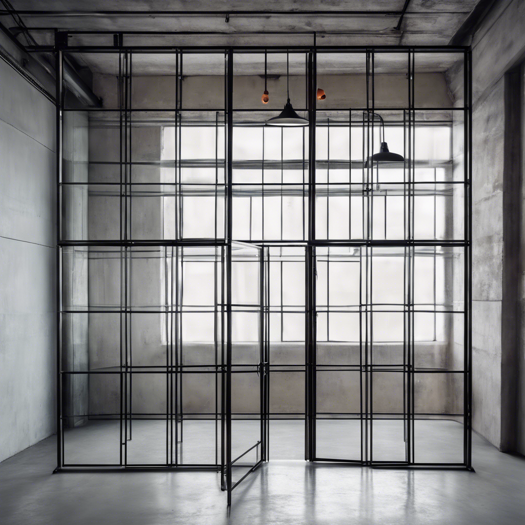 Cloisons vitrées style atelier épurées