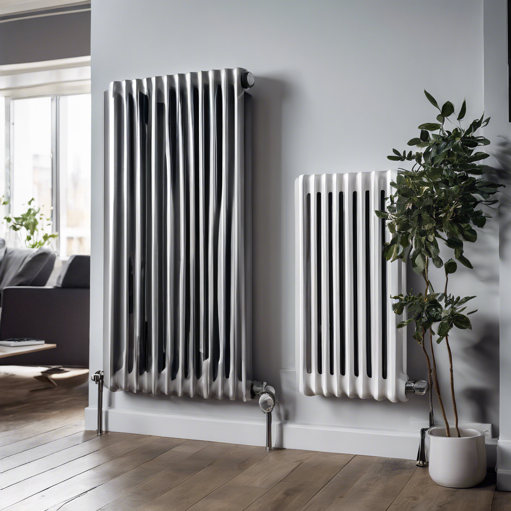 Radiateur connecté design intérieur moderne