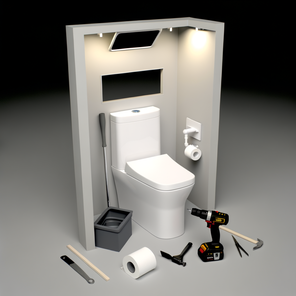 Toilette japonaise moderne installation aisée
