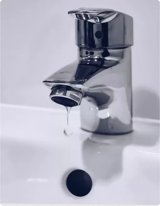 Recherche de fuite d'eau dans un robinet