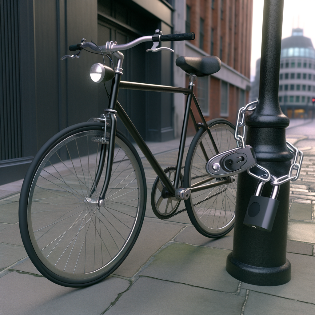 Antivol vélo sécurisé en environnement urbain